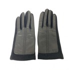 Chloe Black Wool Nylon Leather Women s Gloves