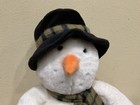 Vtg  Russ Berrie Plush Snowflake The Snowman 15 In   Freshly Laundered  Soft 
