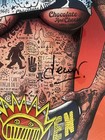 Ween   autographed Dean   Gene   Chocolate   Cheese 30th Anniversary Foil Poster