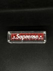 Supreme Logo Red Dice Set Acrylic Case Box 2011 Fw11 Desk Home Decor Designer