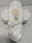Vintage Enesco Precious Moments Praying Boy Jesus Loves Me 5  Cross Night Light 