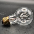 Vintage Aerolux New York Decorative Purple And Green Floral Light Bulb