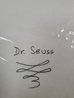 Dr Seuss Signed Autographed 19  X 13  Cat In The Hat Print Poster New