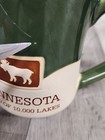 Minnesota Land Of 10 000 Lakes Large Mug Coffee Cup With Handle Moose - Green
