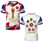 World Cup 2026 Football Jersey T-shirt Round Neck Winner Champion