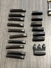 Violin Repair Parts Lot - Frog Screws  Saddles  Bow Ferrules And 3 Prong Mute