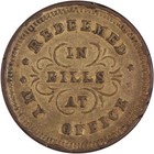 1860s Troy  New York Oliver Boutwell Miller Civil War Store Card Token Tc-430597