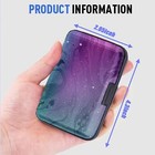 Mini Aluminum Wallet Slim Metal Credit Card Holder Travel Case