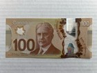 2011 Canada  100 Dollars Repeater Serial Polymer Bank Note Unc   Hje 2862862