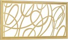 Contemporary Unique Gold Metal Abstract Wall Art Accent Home Decor  44 X 20 Inch
