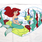 Disney   s The Little Mermaid Vintage Flannel Pillow Case 1990   s Standard Size
