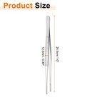 2pcs 10 Inch Fine Tweezer Tongs Extra-long Stainless Steel Tweezers For Baking
