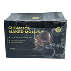 Lifebox 6 Ice Ball Maker Mold Sphere Ice Mold Makes 6 Crystal Clear Ice Balls