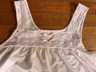 Vintage Night Gown Pale Pink With Bows  And Lace Size Small