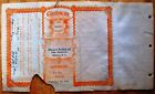Stock Certificate Albemarle Building   Loan Association 1935 North Carolina