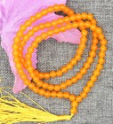 6mm Yellow Brazil Topaz 108 Prayer Beads Tibetan Buddhist Mala Bracelet Necklace
