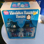 Weebles Haunted House 1976 Witch Hat Ghost With Box Wobble Play Set