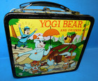  Vintage 1963 Yogi Bear And Friends Metal Lunch Box Really Nice Look  