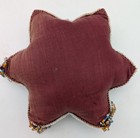 Antique Iroquois Haudenosaunee Beaded Goose Bird Whimsey Star Pincushion 