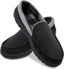 Mens Slippers Microsuede Moccasin Memory Foam House Shoes