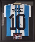 Lionel Messi Argentina 3d Framed Shirt 2022 Hand-signed  W coa Free Shipping
