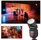 Us Godox V1 Flash Speedlight V1-n Ttl Hss Round Head Camera Speedlite For Nikon