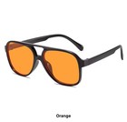 Unisex Sunglasses Vintage Retro Style Pilot Driver Shades Uv400 Black Glasses