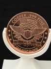 1 Oz Copper Round   Trump W ar Design      999 Fine