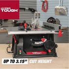 Hyper Tough 10-inch 15amp Table Saw  Ts1001