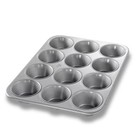 Chicago Metallic 43695 Glazed 12-cavity Pecan Roll   Large Muffin Pan