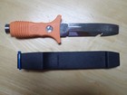 Wenoka Stainless Steel Scuba Dive Knife  W  Sheath Used
