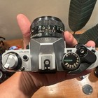 Canon Ae-1 Program Silver 35mm Slr Film Camera W  Fd 50mm F 1 8 Lens Film Tested