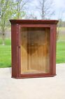 Antique Countertop Display Case Wood Glass Cabinet Mannequin Showcase Vintage