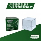 12 Each Baseball Display Case Acrylic Baseball Cube Clear Storage Case W  Cradle