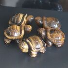 Hand Carved Gemstone Stone Crystal Turtle Figurine Animal Carving Decor 1 5  
