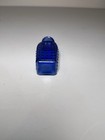 Cobalt Blue 1800 Poison Coffin Bottle