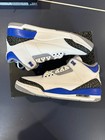 Air Jordan 3 Retro Men s Sneakers White racer Blue-black  Size 9 5 Brand New