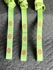 3 Fisher Price Rainforest Jumperoo Jumper Springs Green Straps Replacement Part