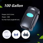 100 Gallon  300 Gallon Aquarium Air Pump Oxygen For Fish Tank Hydroponic Pond