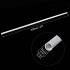 Pvc Pipe Round Rigid Plastic Tube 8 8mm Id 11mm Od 500mm White