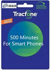 Tracfone 500 Minutes For Smart Phones  Direct Fast Refill