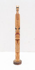 Atq Northwest Coast Native American Hand Carved Wood Totem Pole 13 75  Vintage-