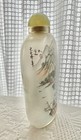 Reverse Painted Chinese Crystal Quartz Snuff Bottle Chinese Landscape Signed  2 