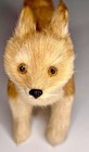 Vintage Fox Figure Real Fur Woodlands Animal Toy Size Display 6    Size 