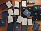 Us Mint Silver American Eagleboxes  coas  no Coins  21 Cases Total Lot 