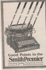 Ad Smith Corona  good Points In The Smith Premier   typewriter  Q