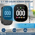 2x Carbon Monoxide Detector 3in1 Co Level Monitor Alarm W  Temp humidity Sensor