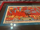 Signed Framed Ween 2017 Red Rocks Colorado Concert Poster By Tyler Stout