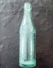 Vintage Pepsi Cola Block Script Embossed Green Glass Bottle Charlottesville  Va