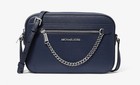 Nwt Michael Kors Women Jet Set Item  Large East West Zip Chain Crossbody Bag